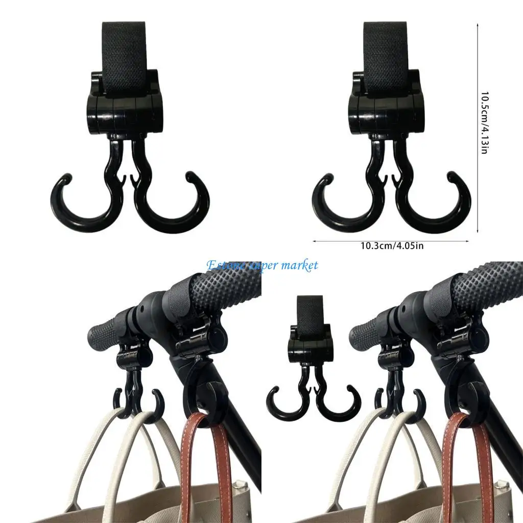 090B Stroller Hook Pushchair Hook 360 Degree Rotating Loop for Hanging Bag
090B Stroller Hook Pushchair Hook 360 Degree Rotating Loop for Hanging Bag