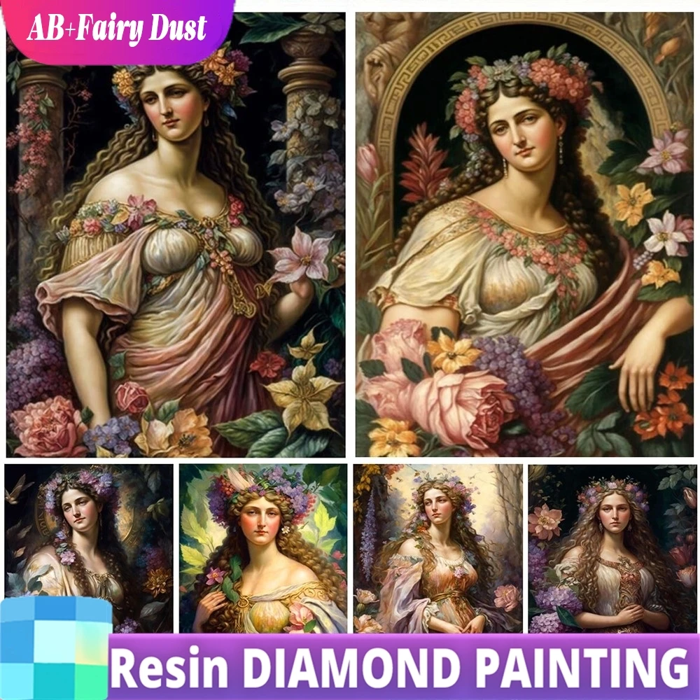 Смола AB Фея Пыль Полная дрель Новая Европейская красота Цветочный Бог Diy 5D Мозаика Портрет Алмазная картина Горный хрусталь Фэнтези
Смола AB Фея Пыль Полная дрель Новая Европейская красота Цветочный Бог Diy 5D Мозаика Портрет Алмазная картина Горный хрусталь Фэнтези