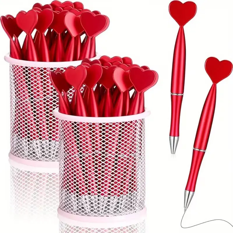 25-Piece Heart-Shaped Pen Set, the Perfect Valentine's Day Gift, a Top Choice for Weddings These Ballpoint Pens Are Great Gifts for Friends during Back-To-School Season, Birthdays, and Weddings, Especially for Women, and Are Perfect as Valentine's Day Sou
25-Piece Heart-Shaped Pen Set, the Perfect Valentine's Day Gift, a Top Choice for Weddings These Ballpoint Pens Are Great Gifts for Friends during Back-To-School Season, Birthdays, and Weddings, Especially for Women, and Are Perfect as Valentine's Day Sou