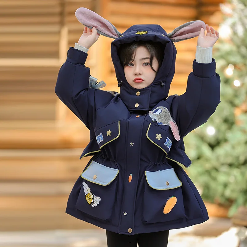 Милый пуховик Джуди Хоппс для девочек, 2026, зимняя новинка Диснея, кролик, полицейский, детские милые утепленные куртки с героями мультфильмов, пальто, пуховик
Милый пуховик Джуди Хоппс для девочек, 2026, зимняя новинка Диснея, кролик, полицейский, детские милые утепленные куртки с героями мультфильмов, пальто, пуховик