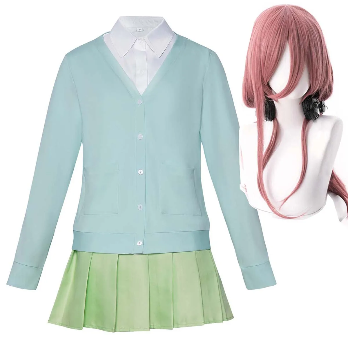 Adult Halloween Party Anime The Quintessential Quintuplets Miku Nakano Uniforms Or Wig
Adult Halloween Party Anime The Quintessential Quintuplets Miku Nakano Uniforms Or Wig
