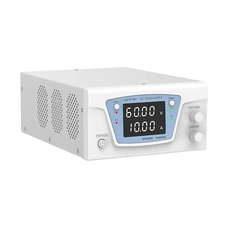 DC Adjustable Power Supply 60V 10A Camera Lab Repair School Design Electroplate Charge KPS6010D
DC Adjustable Power Supply 60V 10A Camera Lab Repair School Design Electroplate Charge KPS6010D
