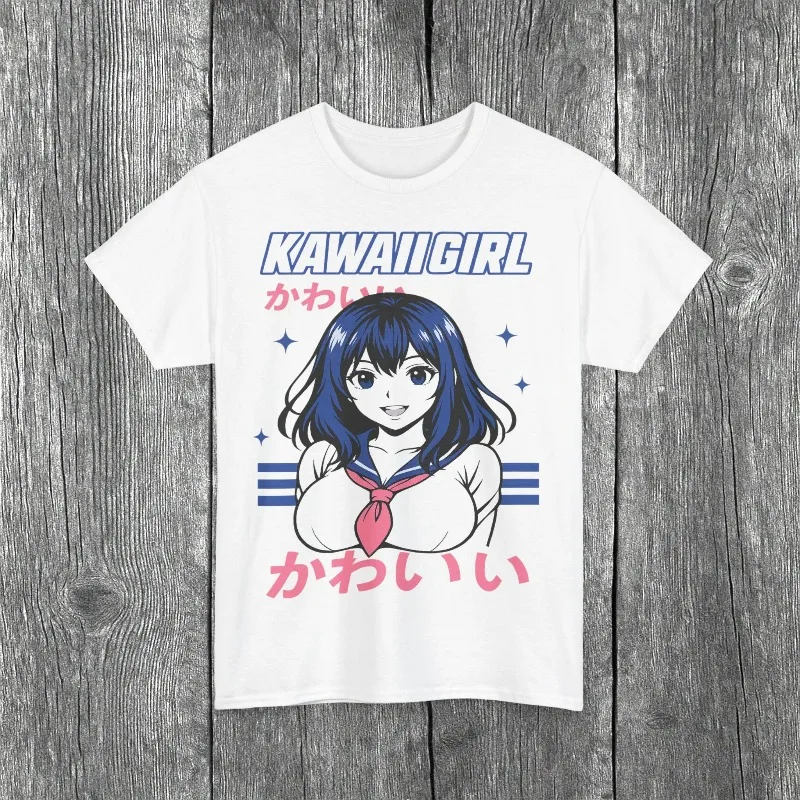 Футболка Kawaii Girl: футболка с рисунком аниме-школьницы, летняя свободная и дышащая хлопковая футболка для мужчин и женщин, топ
Футболка Kawaii Girl: футболка с рисунком аниме-школьницы, летняя свободная и дышащая хлопковая футболка для мужчин и женщин, топ