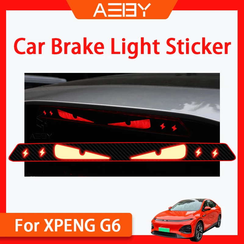 AEBY Car Brake Light Sticker For XPENG G6 2023-2025 Personality Brake Tail Light Sticker Eagle Eye Auto Light Hawkeye Styling
AEBY Car Brake Light Sticker For XPENG G6 2023-2025 Personality Brake Tail Light Sticker Eagle Eye Auto Light Hawkeye Styling