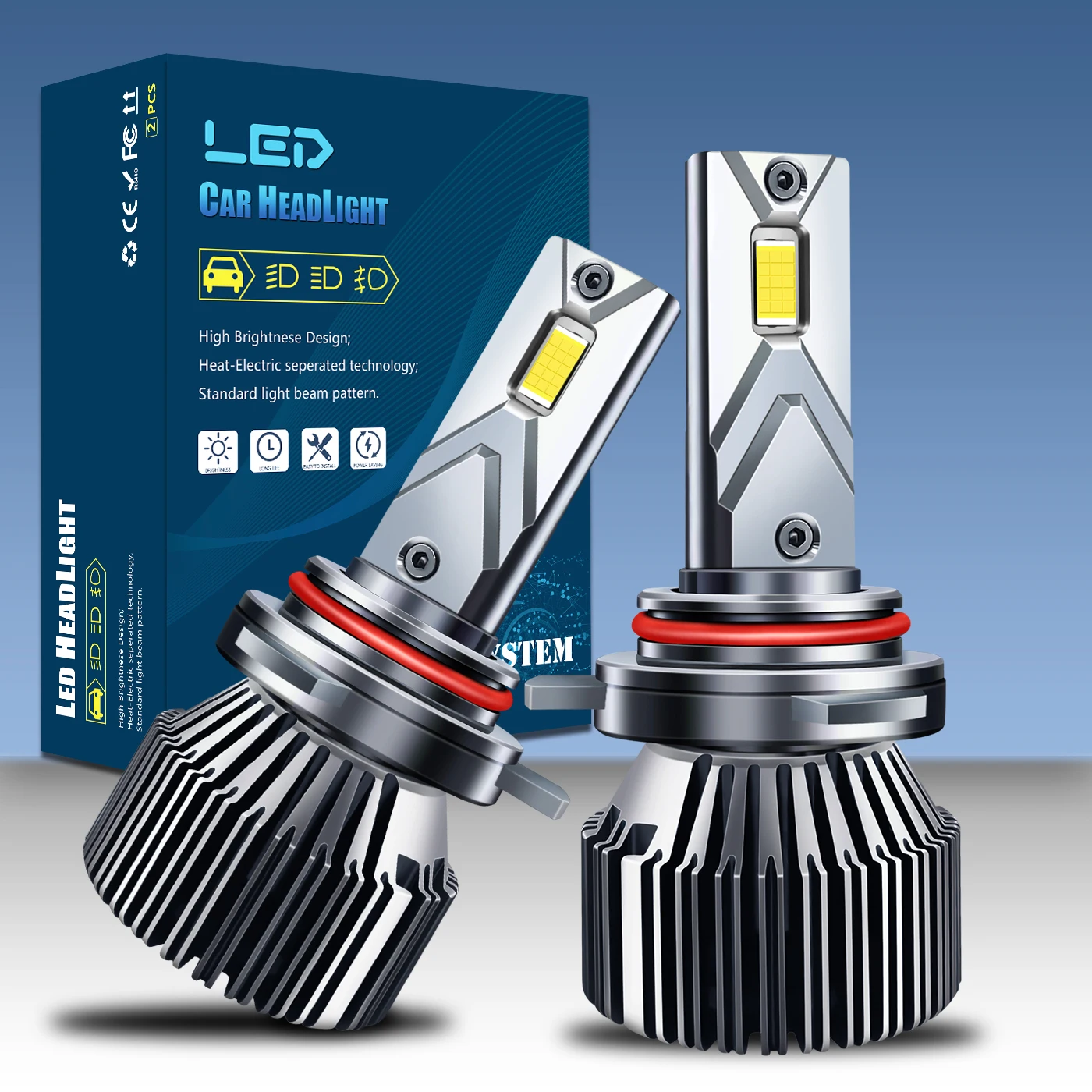 12V 60W Built-in driver LED headlight H1 H3 H4 H7 H8 H9 H11 H16 9005 9006 9012 Fan cooling, high low beam 6500K fog lamp
12V 60W Built-in driver LED headlight H1 H3 H4 H7 H8 H9 H11 H16 9005 9006 9012 Fan cooling, high low beam 6500K fog lamp