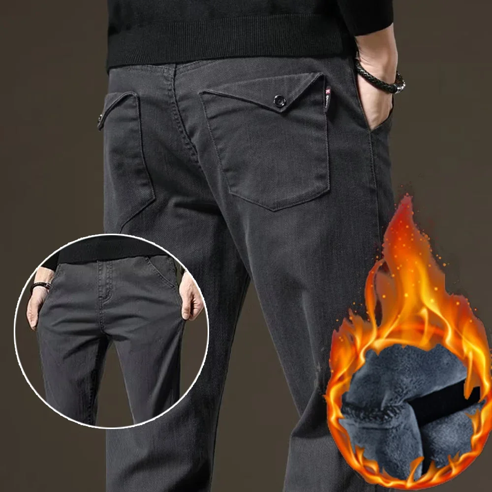Men's Daily Thermal Stretch Straight Leg Casual Green Pants Plush Thicken Winter Thermal Snow Warm Plush Pants Designer Trousers
Men's Daily Thermal Stretch Straight Leg Casual Green Pants Plush Thicken Winter Thermal Snow Warm Plush Pants Designer Trousers