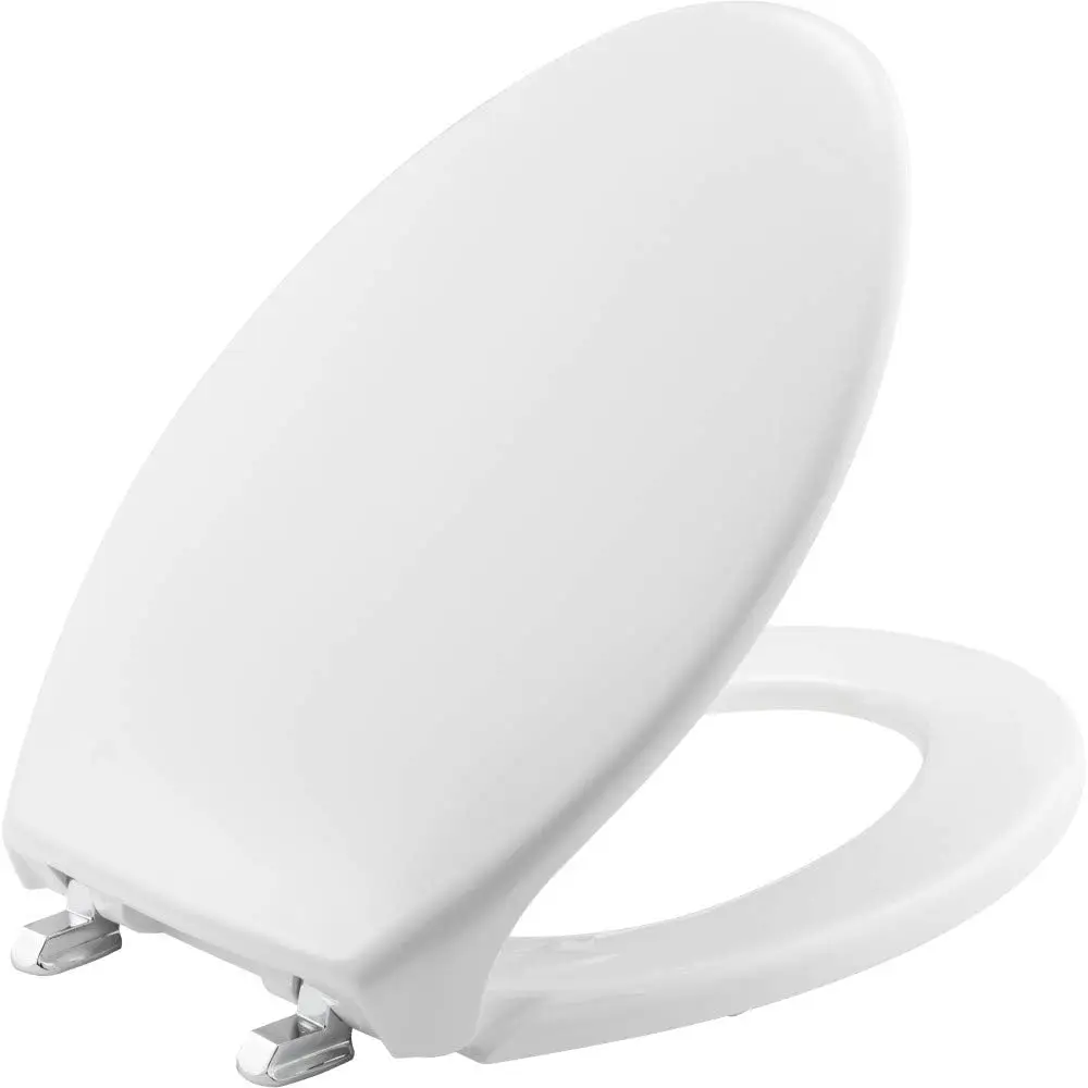 Heavy Duty Closed Front Toilet Seat with Cover, Elongated White, No Slam Hinges, Commercial Grade, Easy Clean
Heavy Duty Closed Front Toilet Seat with Cover, Elongated White, No Slam Hinges, Commercial Grade, Easy Clean