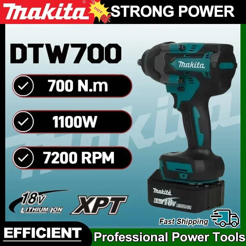 Makita DTW700 Brushless Multi Functional Electric Wrench Rechargeable Lithium Battery Auto Repair High Torque Impact Wrench
Makita DTW700 Brushless Multi Functional Electric Wrench Rechargeable Lithium Battery Auto Repair High Torque Impact Wrench