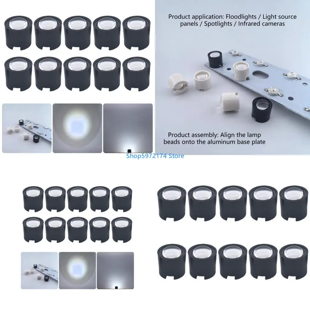 Y3NB LED Lens Reflector Collimator with Narrow 15 Degree Beam 14.5mm for 1W 3W 5W 10W Lighting Applications
Y3NB LED Lens Reflector Collimator with Narrow 15 Degree Beam 14.5mm for 1W 3W 5W 10W Lighting Applications