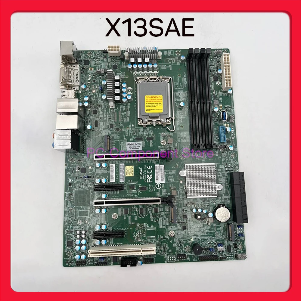 For Supermicro Workstation Motherboard W680 Chip Support 12th Gen For Core DDR5 Memory PCI-E5.0 X13Sae
For Supermicro Workstation Motherboard W680 Chip Support 12th Gen For Core DDR5 Memory PCI-E5.0 X13Sae