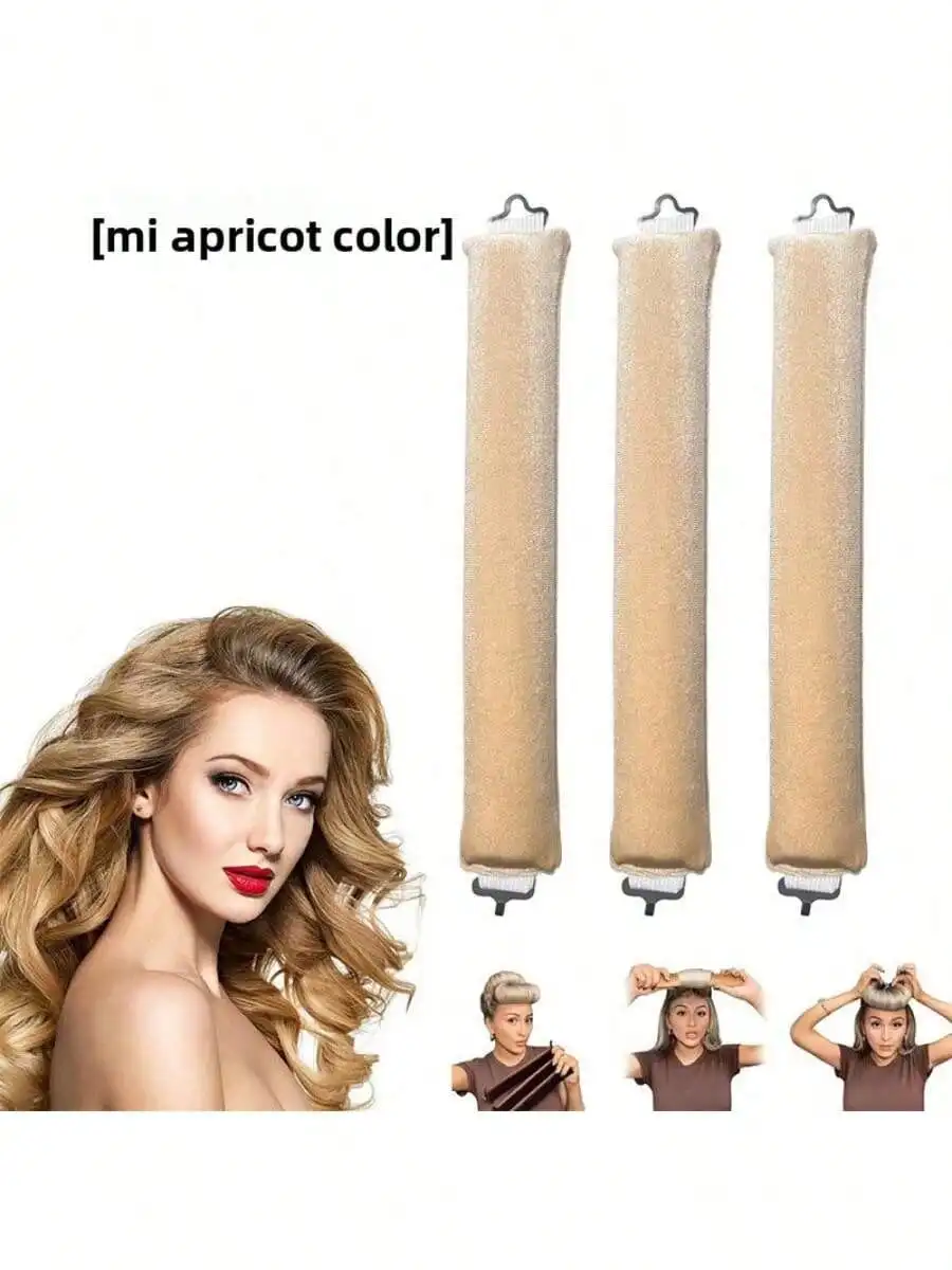 3-Piece Hair Curling Set, Satin Heatless Curling Set, Hair Curlers, Headband Curlers And Hot Curlers, Use While Sleeping, High Rebound Rubber Filling, Soft And Durable
3-Piece Hair Curling Set, Satin Heatless Curling Set, Hair Curlers, Headband Curlers And Hot Curlers, Use While Sleeping, High Rebound Rubber Filling, Soft And Durable