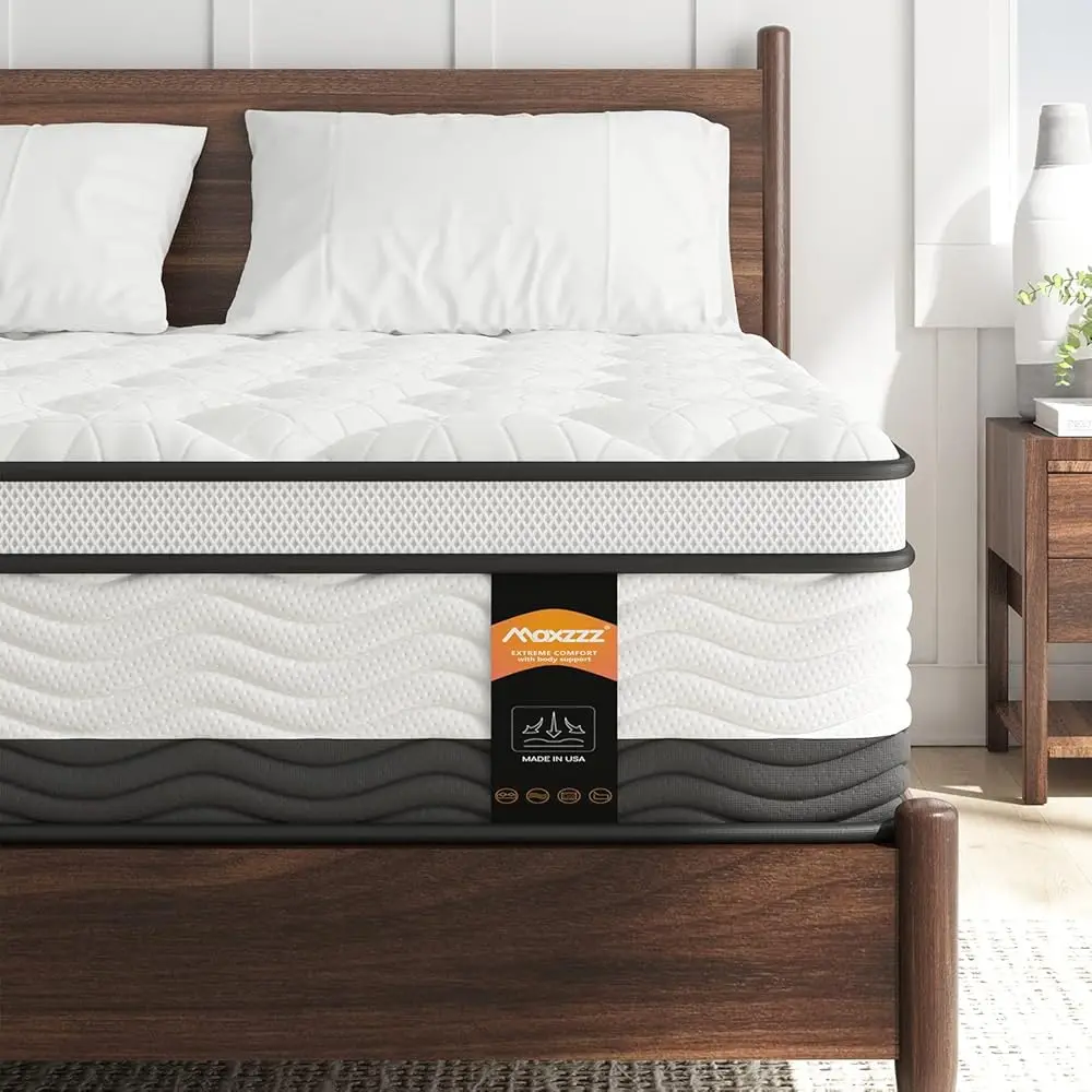 Full Size Mattr In A Box 14 H Bamboo & Gel Infused Memory Foam Pocket Spring Hybrid Mattr - Medium Firm Double Mattr -
Full Size Mattr In A Box 14 H Bamboo & Gel Infused Memory Foam Pocket Spring Hybrid Mattr - Medium Firm Double Mattr -