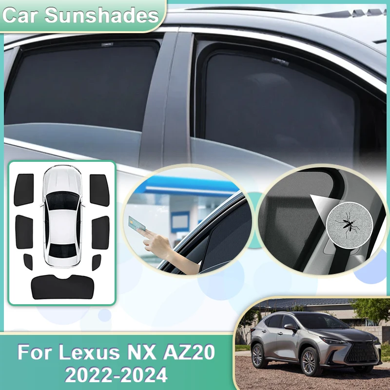 Car Mesh Sun Shade For Lexus NX 350H AZ20 2022 2023 2024 Magnetic Sunshade Windshield Side Window Cover Visor Cars Accessories
Car Mesh Sun Shade For Lexus NX 350H AZ20 2022 2023 2024 Magnetic Sunshade Windshield Side Window Cover Visor Cars Accessories