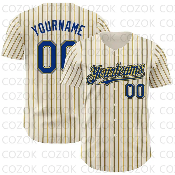 Custom Cream Streak Series Baseball Jersey Men and Women Shirt 3D Printed Shirt Team Shirts Hip Hop Unisex Tops
Custom Cream Streak Series Baseball Jersey Men and Women Shirt 3D Printed Shirt Team Shirts Hip Hop Unisex Tops