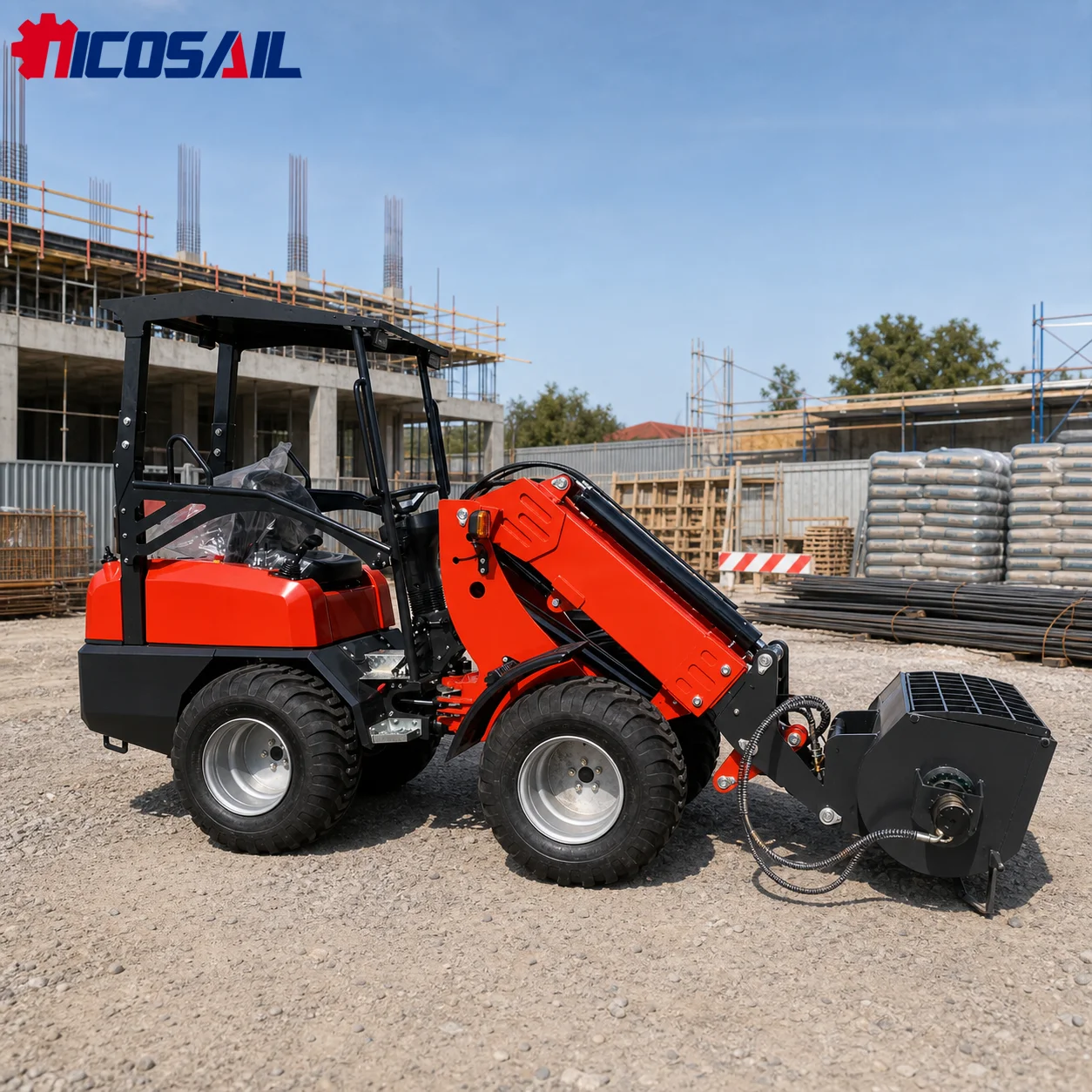 800kg Mini Telescopic Wheel Loader Compact Front End Loader Hydraulic Articulated Loader for Agriculture
800kg Mini Telescopic Wheel Loader Compact Front End Loader Hydraulic Articulated Loader for Agriculture