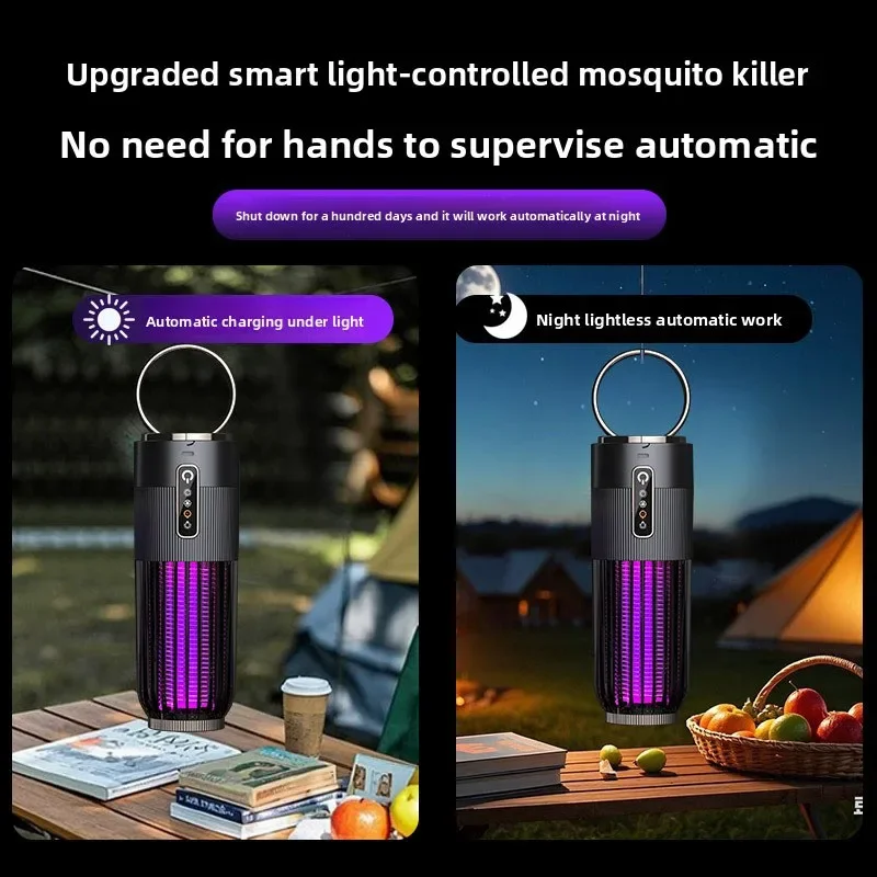 Portable Electric Mosquito Zapper Charging Camping Light Intelligent Timing Mosquito Trap Hanging for Outdoor Indoor Baby Safe
Portable Electric Mosquito Zapper Charging Camping Light Intelligent Timing Mosquito Trap Hanging for Outdoor Indoor Baby Safe