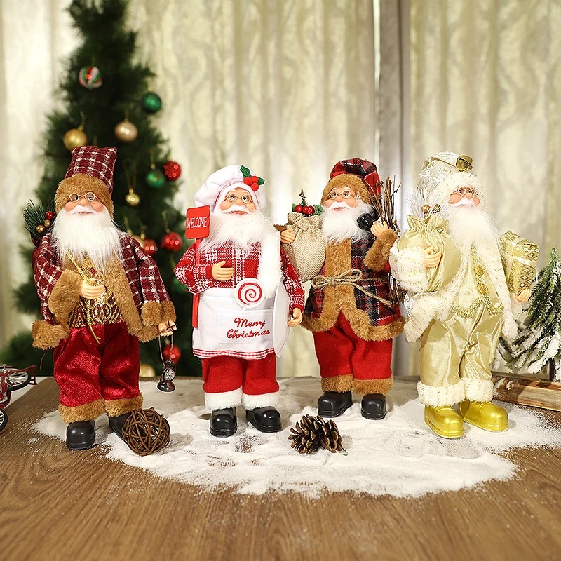 1pc Christmas Santa Claus Doll Plastic Simulation Standing Doll Christmas Party Home Decor Figurines Christmas Figure Ornaments
1pc Christmas Santa Claus Doll Plastic Simulation Standing Doll Christmas Party Home Decor Figurines Christmas Figure Ornaments