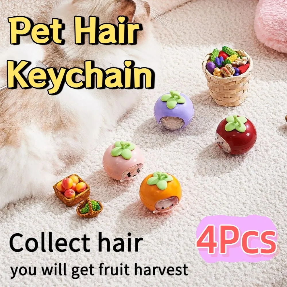4Pcs Creative Pet Hair Keychain Transparent Portable Pet Memorial Key Ring Cute Moisture Proof Dog Ashes Container
4Pcs Creative Pet Hair Keychain Transparent Portable Pet Memorial Key Ring Cute Moisture Proof Dog Ashes Container