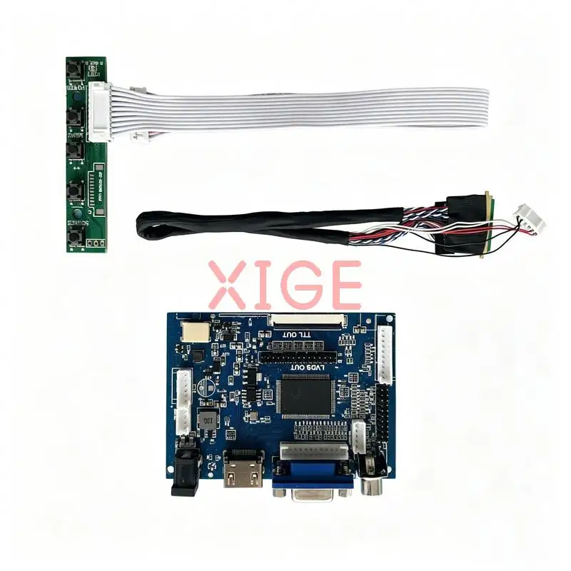 Controller Board Fit B156XW06 B156XW04 B156XW02 B156XW03 Laptop Display Screen 40-Pin LVDS 1366*768 1366x768 HDMI+VGA+AV Kit DIY
Controller Board Fit B156XW06 B156XW04 B156XW02 B156XW03 Laptop Display Screen 40-Pin LVDS 1366*768 1366x768 HDMI+VGA+AV Kit DIY