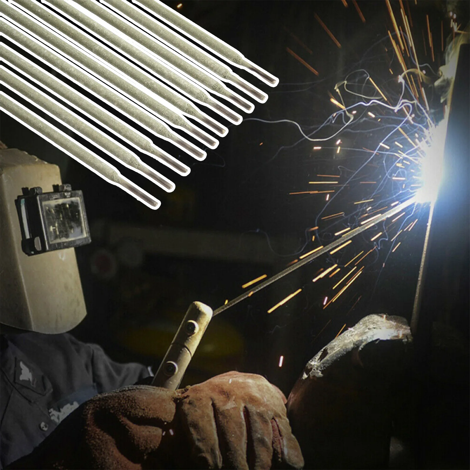 Stainless Steel Electrodes E6013 10pcs Pack of Welding Rods for Beginners and Professionals Working with Mild Steel
Stainless Steel Electrodes E6013 10pcs Pack of Welding Rods for Beginners and Professionals Working with Mild Steel