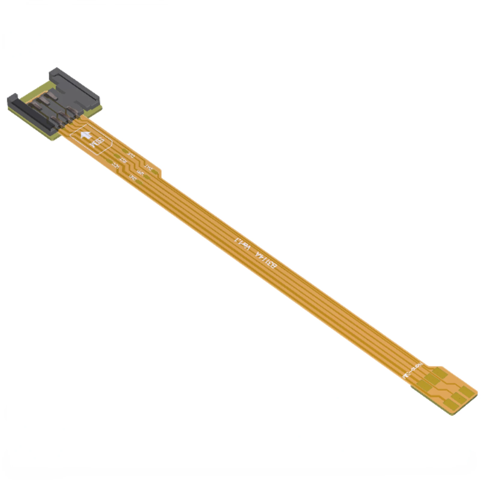 ADT FPC soft board SIM card to Mini Nano Micro Male connector Connecting to female card opener extension adapter cable
ADT FPC soft board SIM card to Mini Nano Micro Male connector Connecting to female card opener extension adapter cable