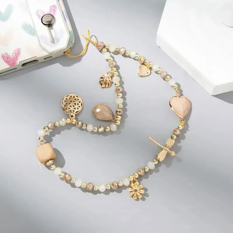 New Chain Fashion Heart Shape Bead Anti Lost Mobile Phone for Charm Acrylic Crystal Women Cellphone Chains Lanyard Accessories
New Chain Fashion Heart Shape Bead Anti Lost Mobile Phone for Charm Acrylic Crystal Women Cellphone Chains Lanyard Accessories
