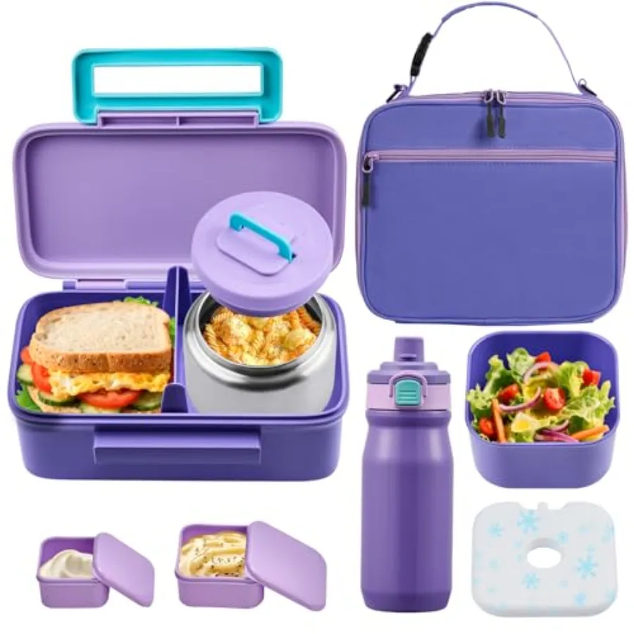 Lunch Box with 8oz Thermo Leakproof Bento Box with Insulated Bag Insulated Water Bottle Food Lunch Container for Back to School
Lunch Box with 8oz Thermo Leakproof Bento Box with Insulated Bag Insulated Water Bottle Food Lunch Container for Back to School