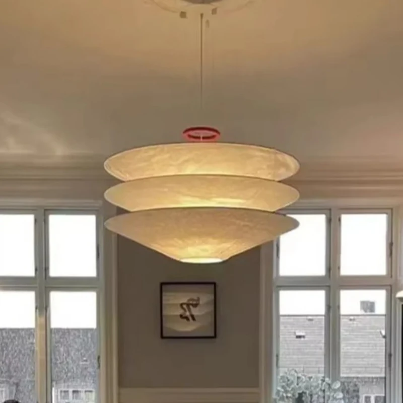 Nordic Wabi Sabi Dupont Paper Chandelier - Scandinavian Pendant Lamp for Living Dining Room Bedroom Kitchen Home Decor Lighting 
Nordic Wabi Sabi Dupont Paper Chandelier - Scandinavian Pendant Lamp for Living Dining Room Bedroom Kitchen Home Decor Lighting