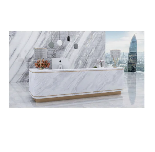 *K33 Hotel Reception Desk Modern Simple Style Gym Reception Desk Furniture Made of Marble MDF Material for Office Front Desk
*K33 Hotel Reception Desk Modern Simple Style Gym Reception Desk Furniture Made of Marble MDF Material for Office Front Desk