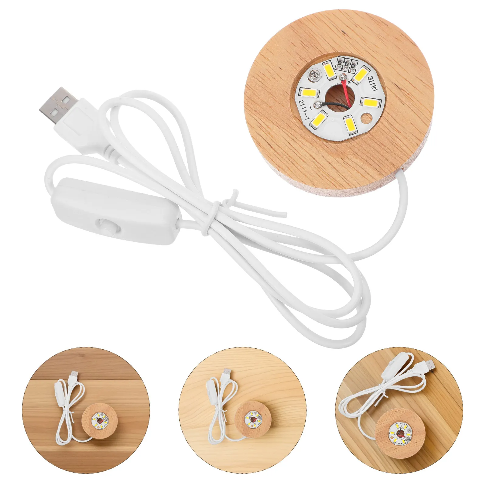 Деревянная LED-подставка с питанием от USB для хрустального шара, стеклянной сферы, акрилового куба, подставка-ночник с теплым свечением, круглая, деревянная
Деревянная LED-подставка с питанием от USB для хрустального шара, стеклянной сферы, акрилового куба, подставка-ночник с теплым свечением, круглая, деревянная