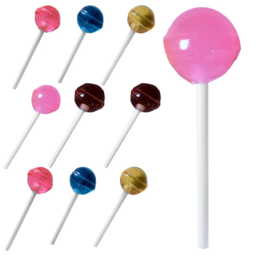 10 Pcs Simulation Lollipop Baby Accessories DIY Miniature Kit Toy Toys Food Ornament Caramel Colour
10 Pcs Simulation Lollipop Baby Accessories DIY Miniature Kit Toy Toys Food Ornament Caramel Colour