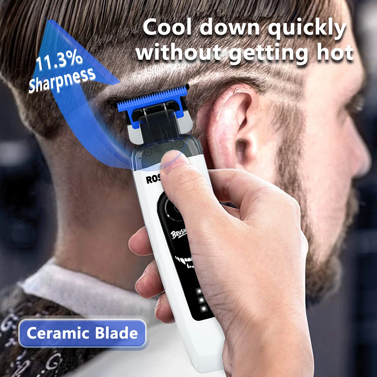 Профессиональный триммер ROSYOUS для мужчин с лезвием DLC, бесщеточным двигателем 8000 об/мин и зарядной базой, машинка для стрижки и финишной обработки волос
Профессиональный триммер ROSYOUS для мужчин с лезвием DLC, бесщеточным двигателем 8000 об/мин и зарядной базой, машинка для стрижки и финишной обработки волос