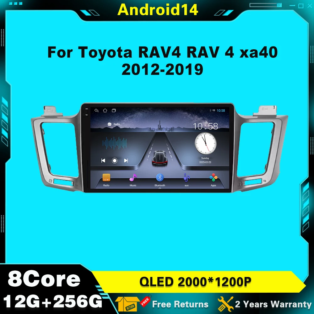 Car Radio Multimedia Player Stereo Navigation GPS 4G WIFI IPS Screen dvd For Toyota RAV4 RAV 4 XA40 2012-2019 Android 14
Car Radio Multimedia Player Stereo Navigation GPS 4G WIFI IPS Screen dvd For Toyota RAV4 RAV 4 XA40 2012-2019 Android 14