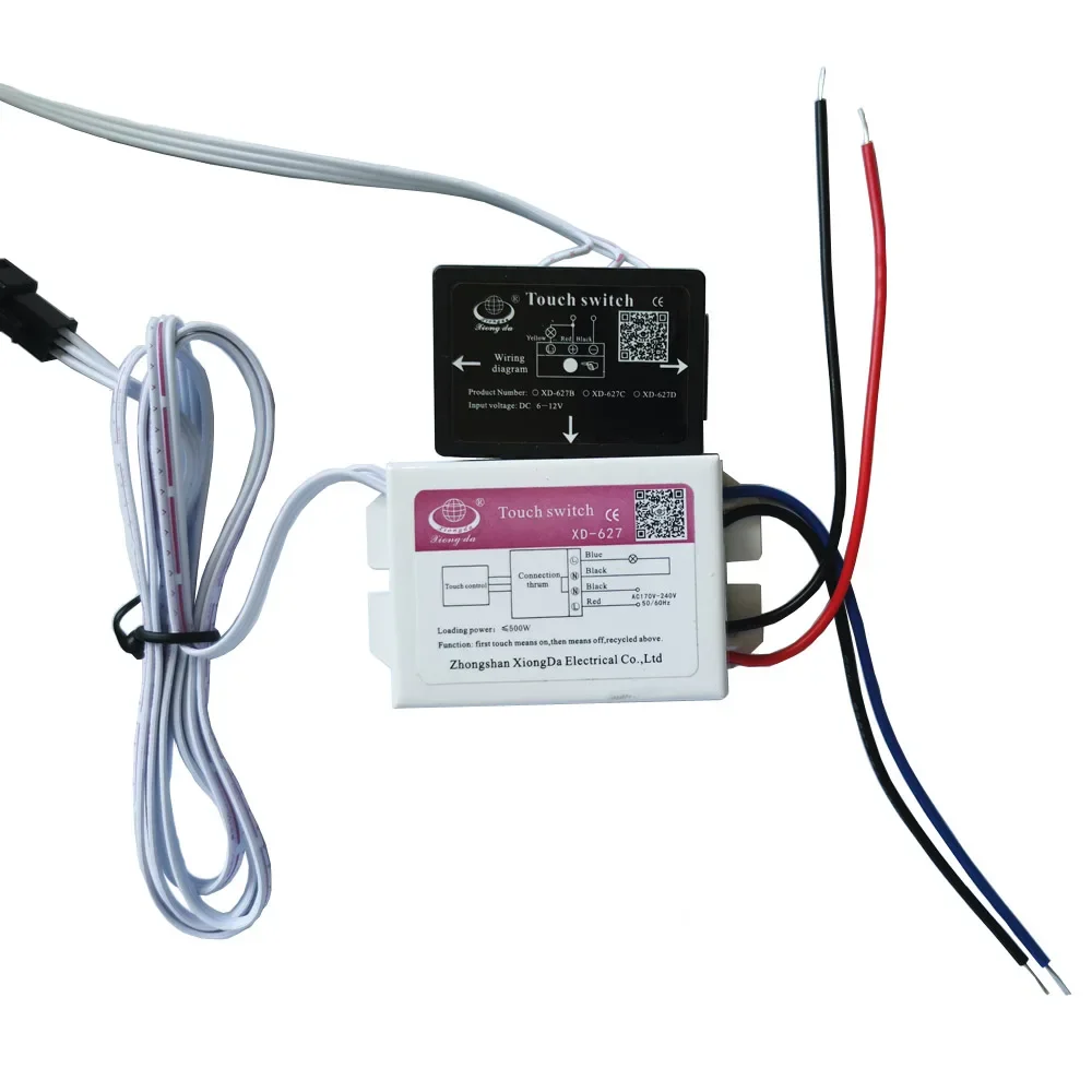 170-240V On/Off Touch Switch for Mirror LED Lamp Lighting Accessories 50/60Hz XD-627 All Types of Lamps on the Medium
170-240V On/Off Touch Switch for Mirror LED Lamp Lighting Accessories 50/60Hz XD-627 All Types of Lamps on the Medium