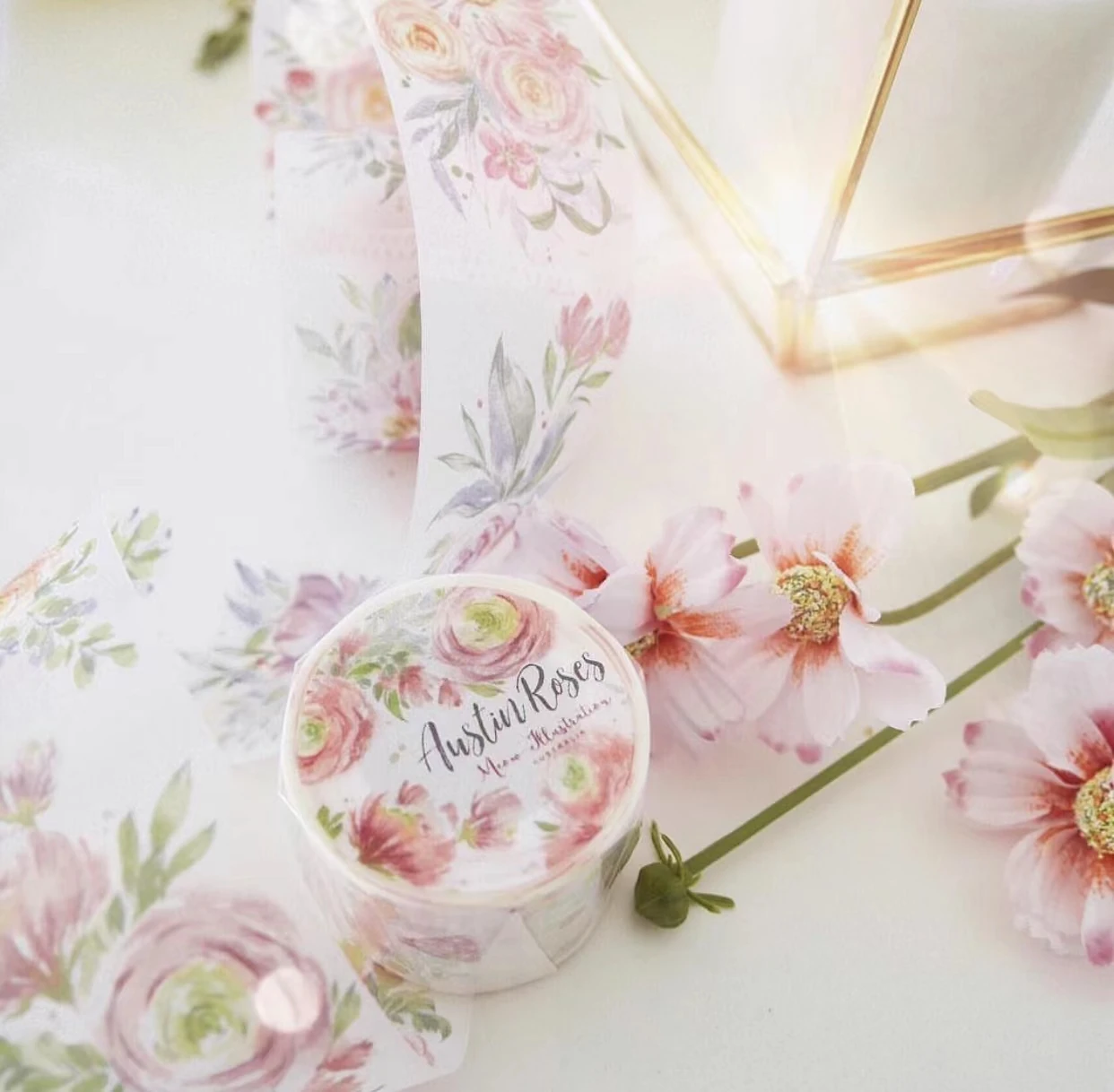 Vintage Meow Pink Rose Washi PET Tape for Card Making DIY Scrapbooking Plan Decorative Sticker
Vintage Meow Pink Rose Washi PET Tape for Card Making DIY Scrapbooking Plan Decorative Sticker