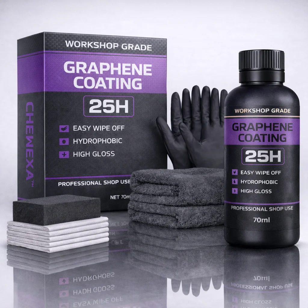 Graphene ceramic Coating 25H-Hydrophobic Car Paint Protection coating Scratch Repair High Gloss Durable
Graphene ceramic Coating 25H-Hydrophobic Car Paint Protection coating Scratch Repair High Gloss Durable