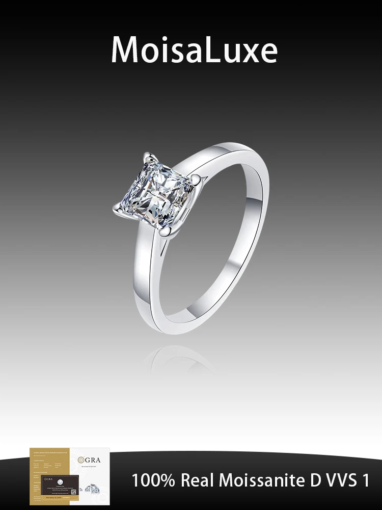MoisaLuxe Official Store GRA Moissanite Plata Sterling 925 Silver Women's Ring Alien Four-claw Moissanite Ring Zhou Family Ring
MoisaLuxe Official Store GRA Moissanite Plata Sterling 925 Silver Women's Ring Alien Four-claw Moissanite Ring Zhou Family Ring
