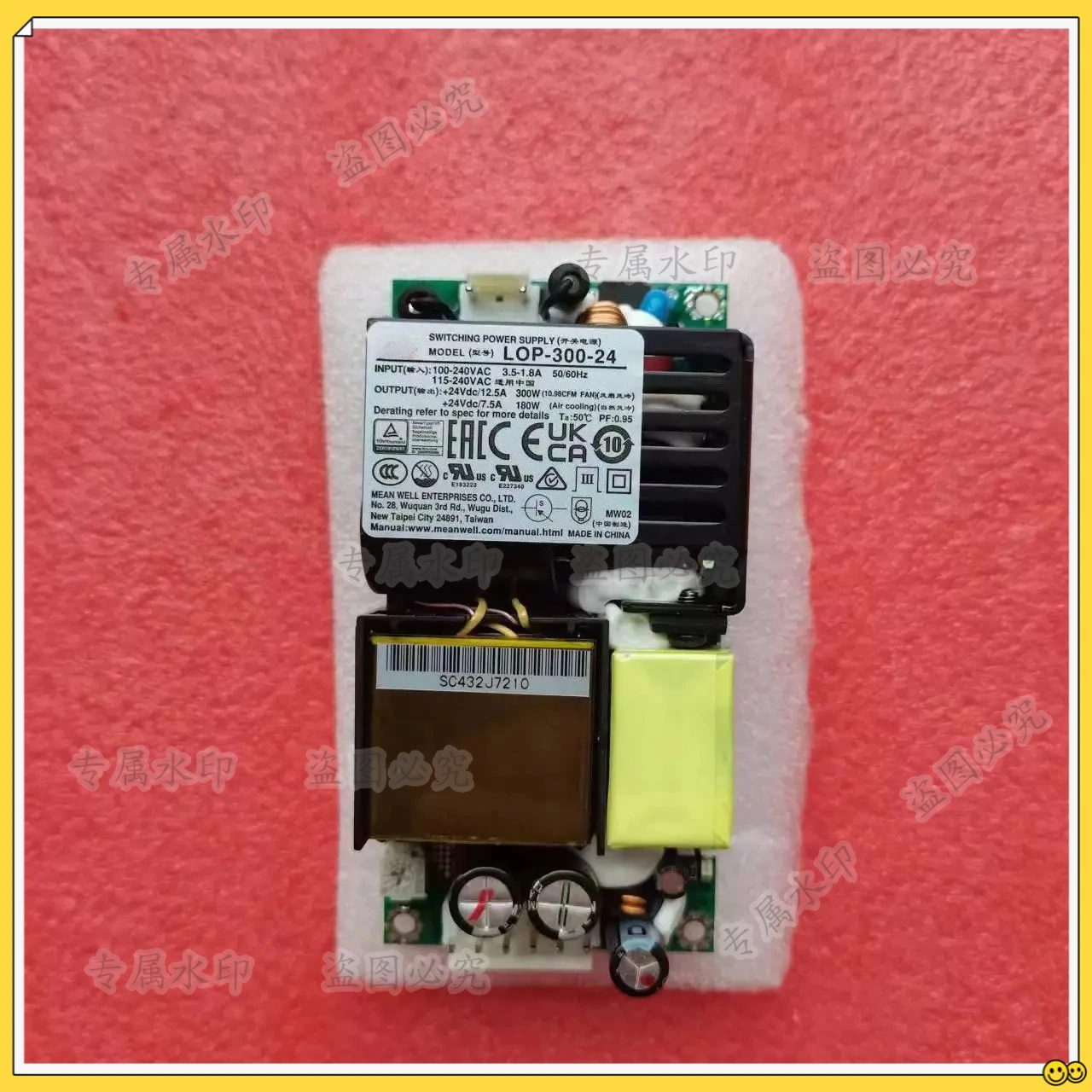 forMEAN WELL 300W 4"×2" Low Profile Open Frame Power Supply LOP-300 LOP-300-12 LOP-300-15 LOP-300-18 LOP-300-24 LOP-300-27
forMEAN WELL 300W 4"×2" Low Profile Open Frame Power Supply LOP-300 LOP-300-12 LOP-300-15 LOP-300-18 LOP-300-24 LOP-300-27