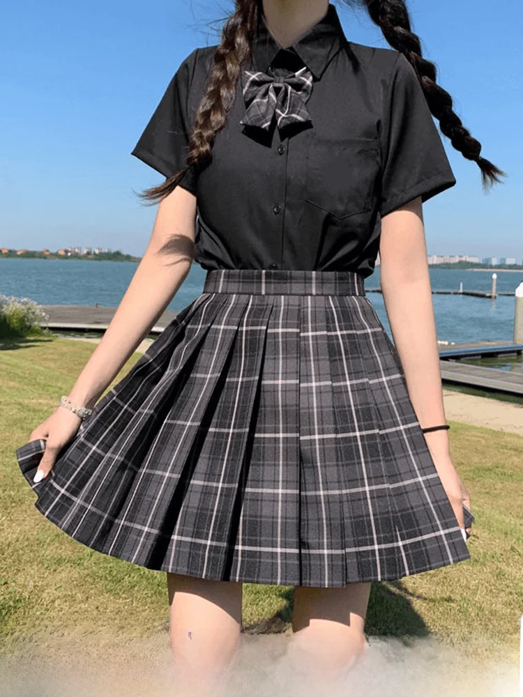 Dark Style School Uniform Skirt plus Size 200 Pounds Student Sweet College Wind Pleated Short Skirt Summer Fashion Women's Cl...
Dark Style School Uniform Skirt plus Size 200 Pounds Student Sweet College Wind Pleated Short Skirt Summer Fashion Women's Cl...