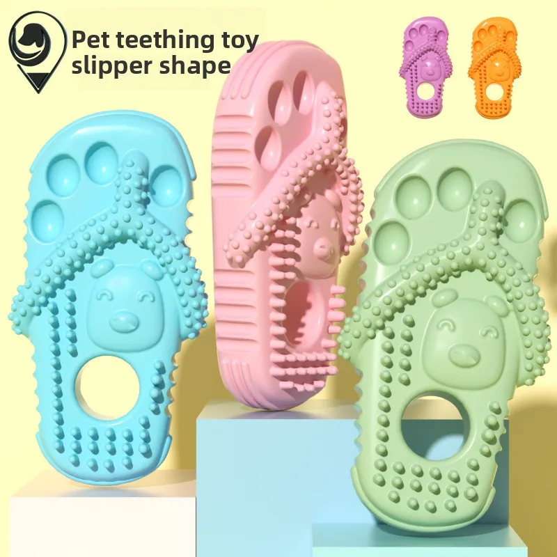 Slipper Shape Dog Chew Toy, Durable Squeaky Rubber Teething Toy for Small Medium Dogs, Boredom Relief
Slipper Shape Dog Chew Toy, Durable Squeaky Rubber Teething Toy for Small Medium Dogs, Boredom Relief
