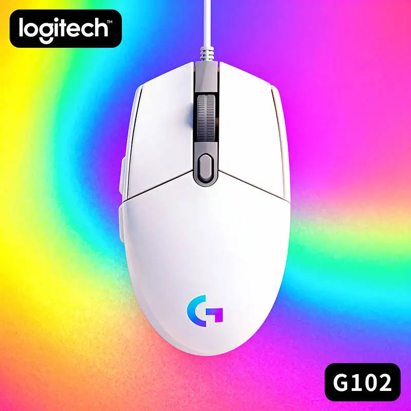 Игровая мышь Logitech G102, проводная RGB-подсветка, 6 программируемых кнопок, 8000 точек на дюйм, регулируемая, эргономичная, подходит для настольного ноутбука
Игровая мышь Logitech G102, проводная RGB-подсветка, 6 программируемых кнопок, 8000 точек на дюйм, регулируемая, эргономичная, подходит для настольного ноутбука