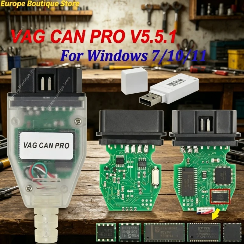 VAG CAN PRO V5.5.1 CAN BUS+UDS+K-line OBD2 diagnostic scanner for VAG cars works with ODIS software wholesale
VAG CAN PRO V5.5.1 CAN BUS+UDS+K-line OBD2 diagnostic scanner for VAG cars works with ODIS software wholesale