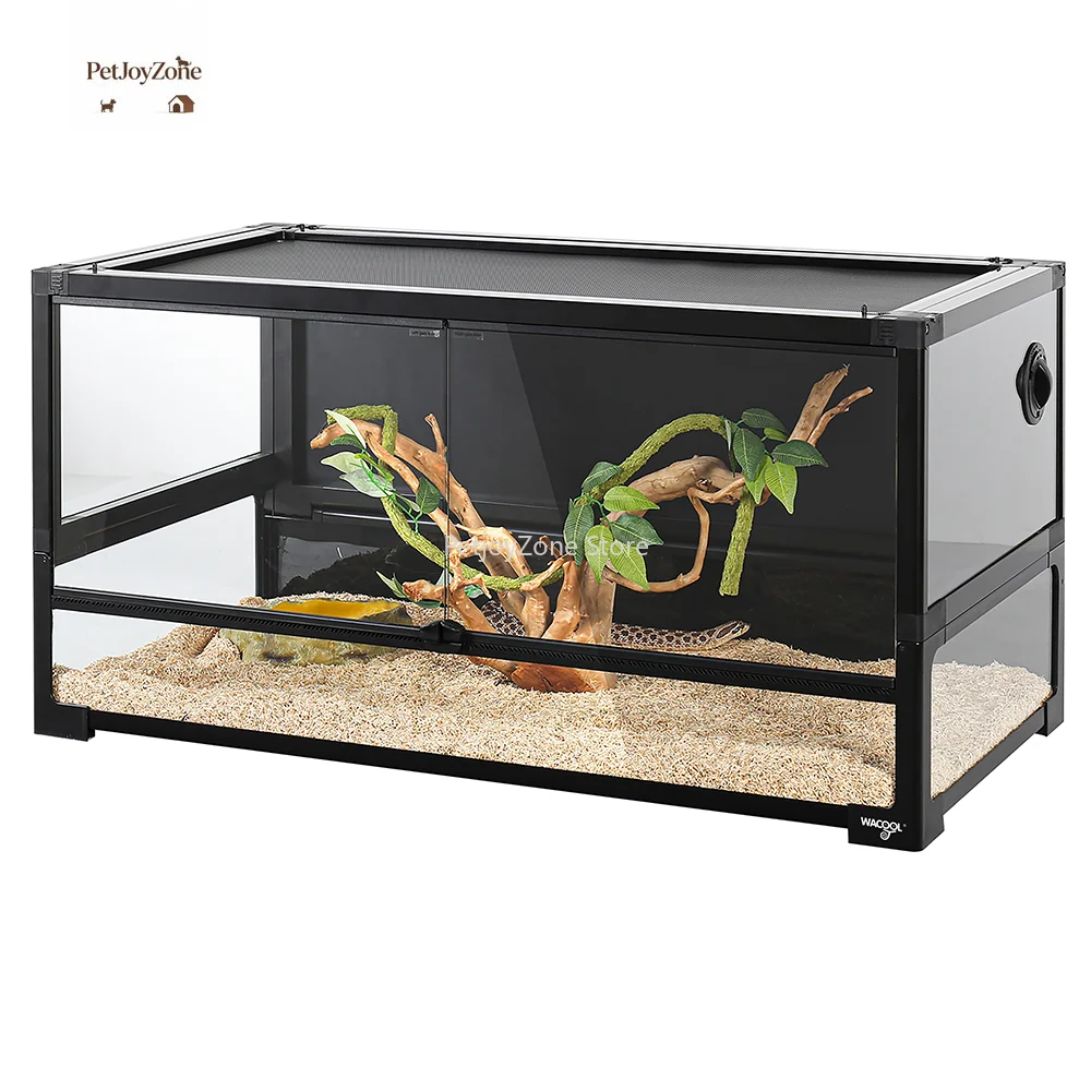 PetJoyZoneHigh Quality Glass Solid Luxury Simple Assembly 4X2X2 40 Gallon Terrarium For Crested Gecko
PetJoyZoneHigh Quality Glass Solid Luxury Simple Assembly 4X2X2 40 Gallon Terrarium For Crested Gecko
