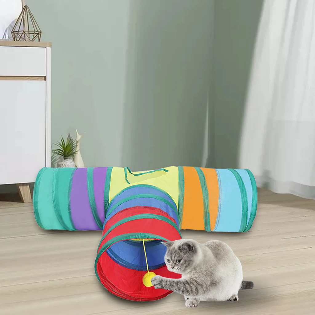 3- Tunnel, Cats Toys Collapsible Tunnel Tube with Balls, for Rabbits, Kitten Pet Supplies
3- Tunnel, Cats Toys Collapsible Tunnel Tube with Balls, for Rabbits, Kitten Pet Supplies