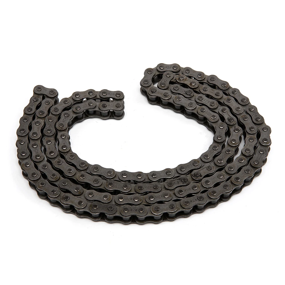 Motorcycle Oil Seal Chain 428 Chain 94L/102L/108L/136L/140L with Chain Link For ATV Quad MX Enduro Motard Racing Metal Parts
Motorcycle Oil Seal Chain 428 Chain 94L/102L/108L/136L/140L with Chain Link For ATV Quad MX Enduro Motard Racing Metal Parts