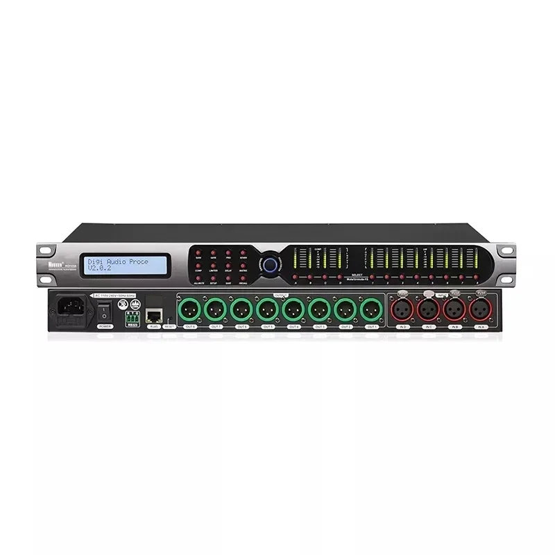 Professional audio digital speaker processor speaker management system 4in 8out dsp audio processor
Professional audio digital speaker processor speaker management system 4in 8out dsp audio processor