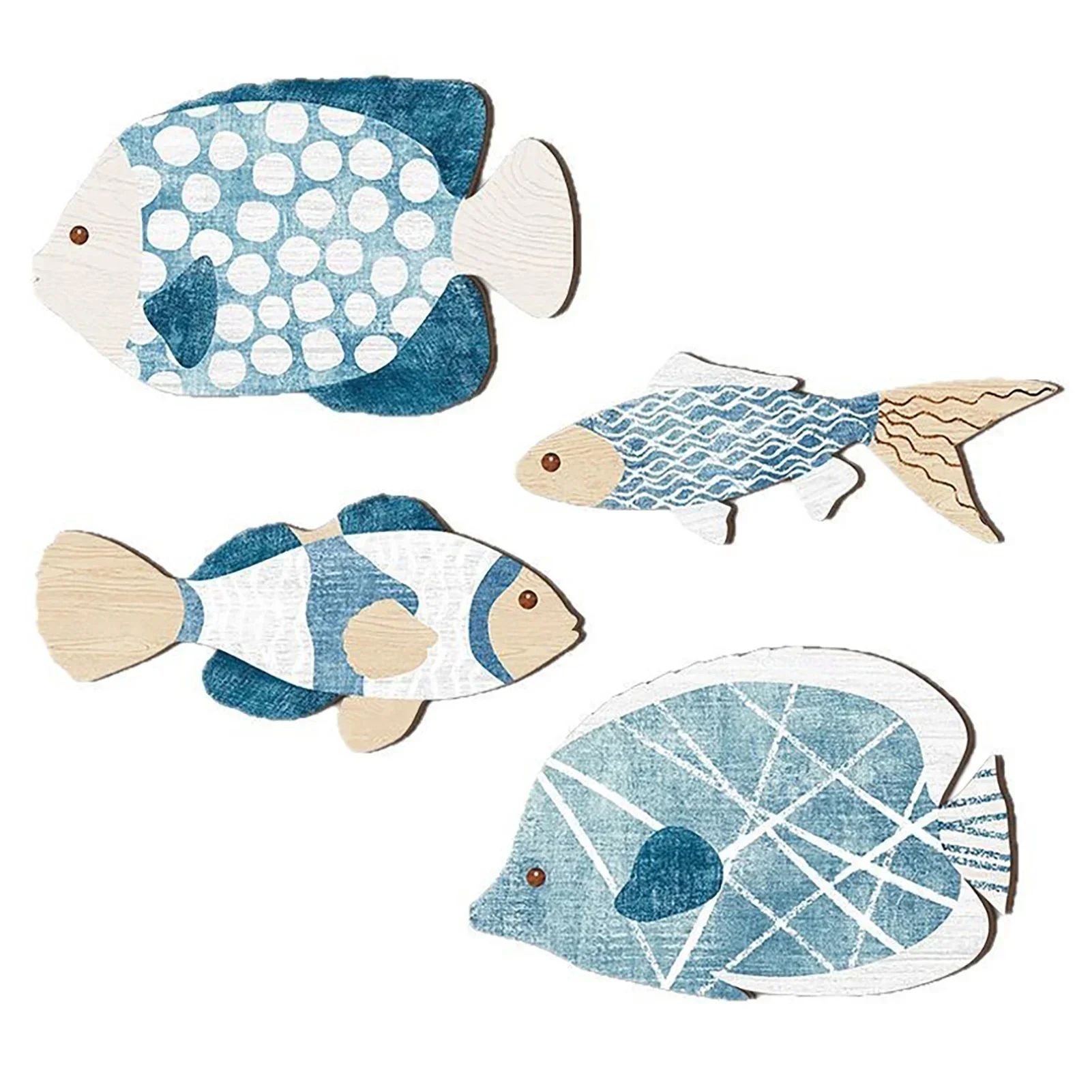 4Pcs Sea Fish Wooden Wall Hanging Decor Wood Wall Ornament Nordic Marine Style Wall Decor for Home Living Room Vacation Hotel
4Pcs Sea Fish Wooden Wall Hanging Decor Wood Wall Ornament Nordic Marine Style Wall Decor for Home Living Room Vacation Hotel