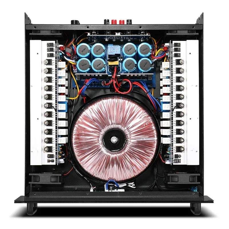 Hot Selling Professional Sound System 1200W Class H Power Amplifier 2 Channel For Concert With High Fidelity LCD Display Screen