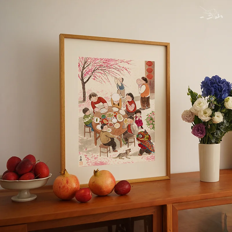 Modern Decorative Painting 'Li Chun' Two Mountains Twen-Four Solar Terms for Living Room Restaurant Meter Box
Modern Decorative Painting 'Li Chun' Two Mountains Twen-Four Solar Terms for Living Room Restaurant Meter Box