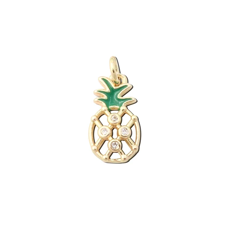 10pcs Brass Inlaid Zircon Fruit Shape Charms Accessories For Jewelry Making Diy Bracelet Necklace Pendants Earrings
10pcs Brass Inlaid Zircon Fruit Shape Charms Accessories For Jewelry Making Diy Bracelet Necklace Pendants Earrings
